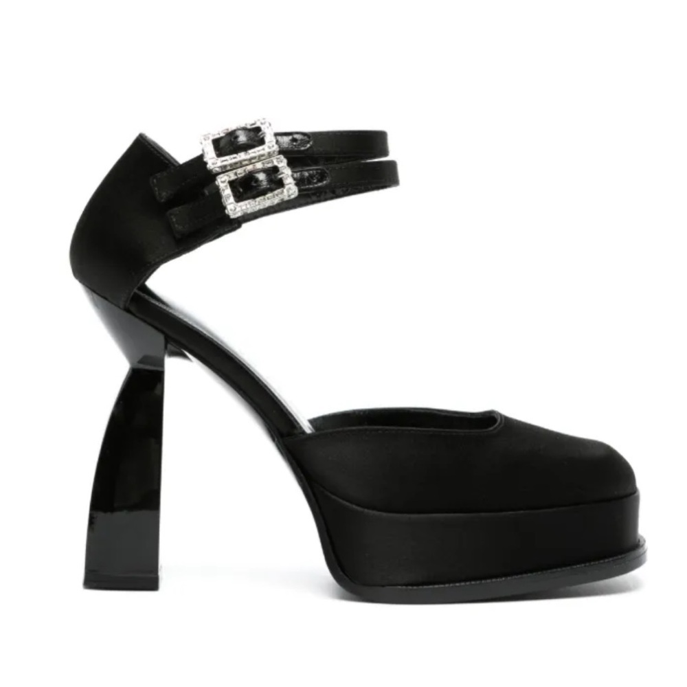 Nodaleto 120mm Angel Y satin pumps NEW - Picture 4 of 16